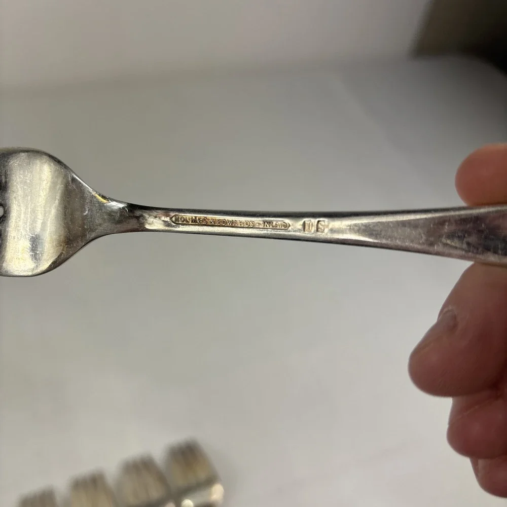 Vintage International Silver‎ Holmes & Edward's FIRST LADY Salad Forks Set Of 5